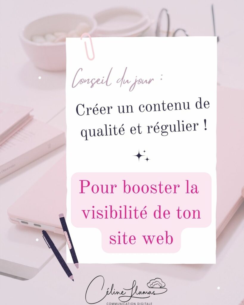 Créer un contenu de qualité pour site web