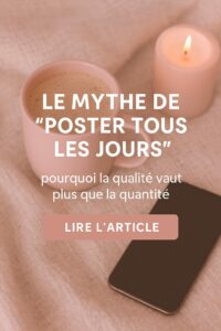 poster tous les jours