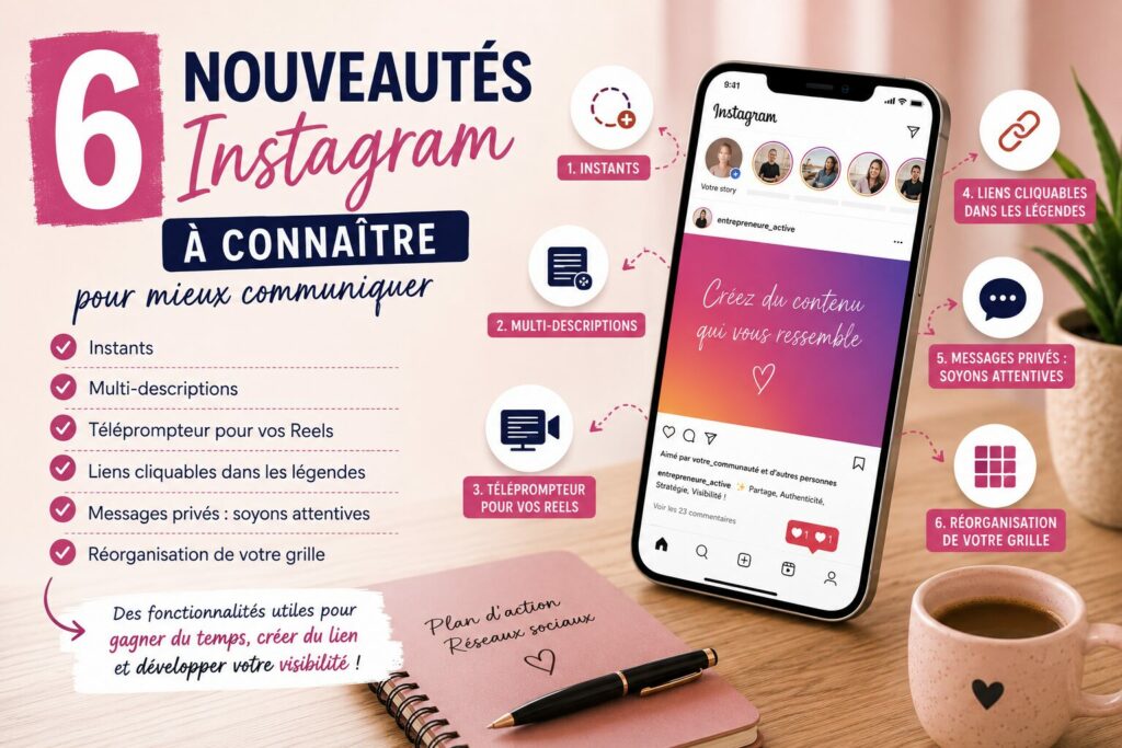 Nouveautés Instagram 2026 pour améliorer sa communication sur les réseaux sociaux