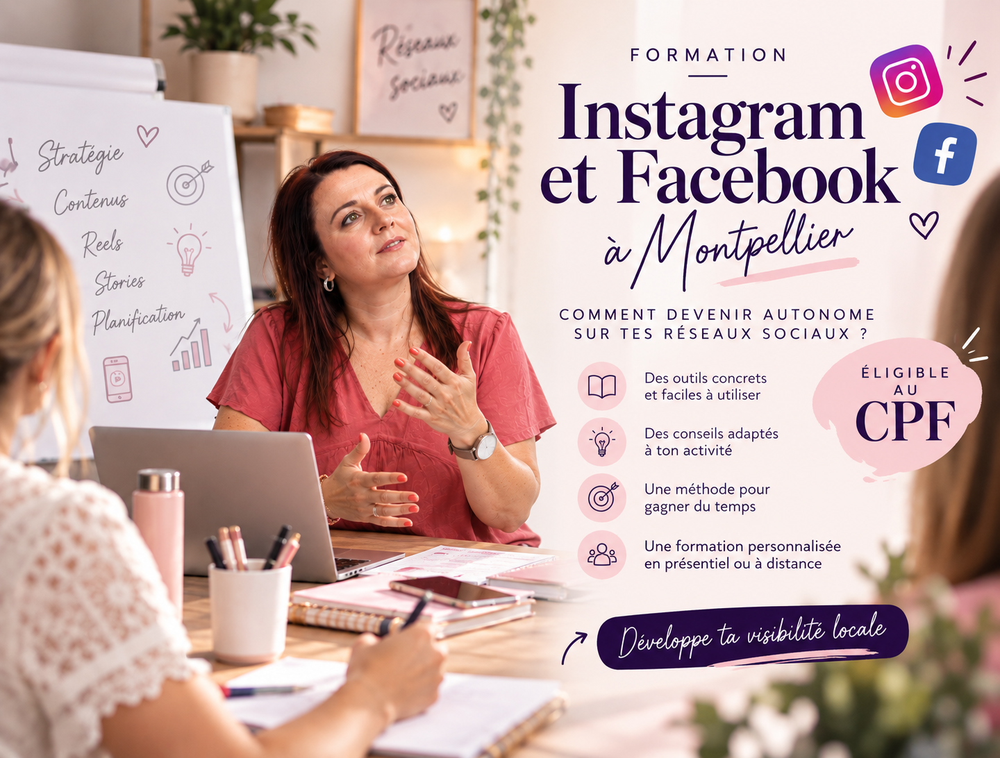 Lire la suite à propos de l’article Formation Instagram et Facebook à Montpellier